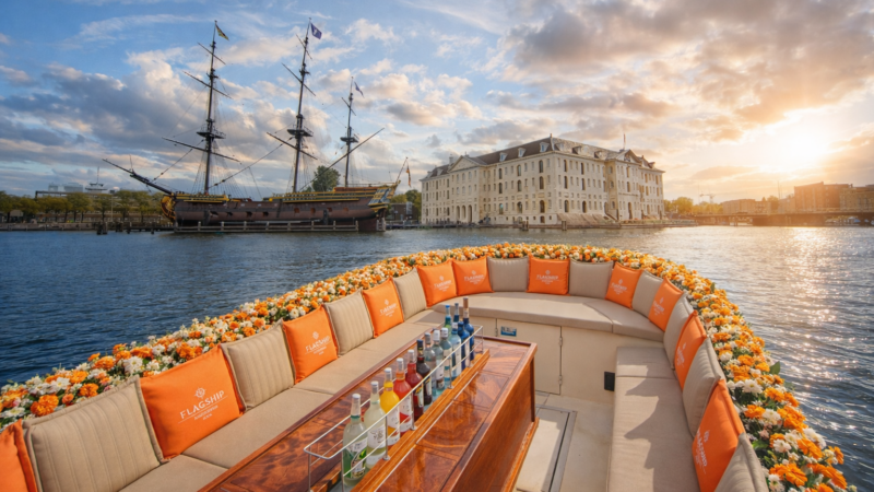 Luxury canal cruise